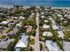Aerial view showing home's location near the beach at 213 75Th St, Holmes Beach, FL 34217