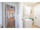 Convenient laundry area with stackable washer and dryer at 213 75Th St, Holmes Beach, FL 34217