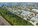 Aerial view of waterfront homes and canals at 4108 101St W St, Bradenton, FL 34210