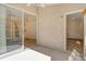 Screened patio with sliding doors leading to the interior at 4072 Fairway Pl, North Port, FL 34287