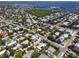 Wide aerial view of the property and its surroundings at 213 75Th St, Holmes Beach, FL 34217