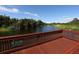 Scenic wooden deck overlooking the Braden River at 6747 Coyote Ridge Ct, Bradenton, FL 34201
