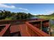 Scenic wooden deck overlooking the Braden River at 6747 Coyote Ridge Ct, Bradenton, FL 34201