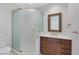 Bathroom with a large shower and vanity at 2251 Gulf Of Mexico Dr # 301, Longboat Key, FL 34228