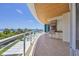 Oceanfront balcony with outdoor kitchen and stunning views at 2251 Gulf Of Mexico Dr # 301, Longboat Key, FL 34228