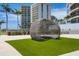 Relaxing beachfront gazebo with seating, perfect for enjoying ocean views at 2251 Gulf Of Mexico Dr # 301, Longboat Key, FL 34228