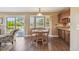 Kitchen features a breakfast nook with a view of the backyard at 1914 24Th W Ave, Palmetto, FL 34221
