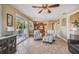 Bright eat-in kitchen area with bay window and hardwood floors at 1914 24Th W Ave, Palmetto, FL 34221