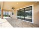 Relaxing pool and spa with covered patio and sliding glass doors at 1048 Bradberry Dr, Nokomis, FL 34275