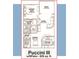 Floor plan of the Pucinni III model, showcasing a spacious layout with patio at 4126 Central Sarasota Pkwy # 2026, Sarasota, FL 34238