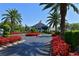 Community clubhouse entrance with landscaping at 6904 Drewrys Blf # 803, Bradenton, FL 34203