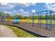playground with modern equipment, providing a safe play area at 11492 Dancing River Dr, Venice, FL 34292