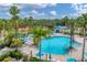 Aerial view of community pool and surrounding amenities at 11492 Dancing River Dr, Venice, FL 34292