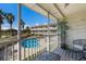 Enjoy this screened balcony with pool and community views! at 4001 Gulf Dr # 111, Holmes Beach, FL 34217