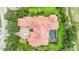 Top-down view of home showcasing the roofline and pool at 3218 Signet Ct, Sarasota, FL 34240