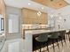 Modern kitchen with marble countertops and gold accents at 2170 Fruitville Rd, Sarasota, FL 34237