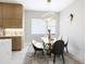 Elegant dining area with marble table and modern chairs at 2170 Fruitville Rd, Sarasota, FL 34237