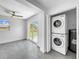 Convenient laundry room with stackable washer and dryer at 430 Tanager Rd, Venice, FL 34293
