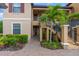 Ground level entrance with stairs leading to second floor at 12710 Sorrento Way # 101, Bradenton, FL 34211