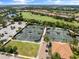 Community tennis courts with ample parking nearby at 12710 Sorrento Way # 101, Bradenton, FL 34211