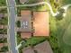 Overhead view of villas with parking and surrounding landscape at 12710 Sorrento Way # 101, Bradenton, FL 34211