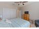 Cozy bedroom with a comfortable bed and built-in closet at 12710 Sorrento Way # 101, Bradenton, FL 34211