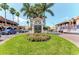 Scenic town square with shops and landscaping at 1156 Palmetto Dr, Venice, FL 34293