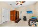 Bedroom with a sauna, weights, and a bed at 17812 Doe Creek Ct, Parrish, FL 34219
