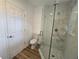 Updated bathroom with a walk-in shower and modern fixtures at 100 N Duncan Ave, Clearwater, FL 33755