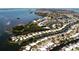 Wide aerial view of waterfront homes at 4731 Independence Dr # 4731, Bradenton, FL 34210