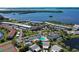 Aerial view of community pool and tennis at 4731 Independence Dr # 4731, Bradenton, FL 34210