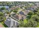 Aerial view of houses and lake in a community at 12642 Cara Cara Loop, Bradenton, FL 34212