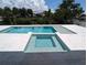 Luxury pool and spa with spacious deck at 4819 Higel Rd, Sarasota, FL 34242