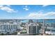 Scenic aerial view of the city skyline and waterfront featuring a beautiful bay at 50 Central Ave # 17Phb, Sarasota, FL 34236