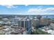 Beautiful aerial view showcases the city with waterfront views and stunning architecture at 50 Central Ave # 17Phb, Sarasota, FL 34236