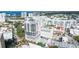 High-rise building features stunning architecture, waterfront views, city views, and a rooftop pool at 50 Central Ave # 17Phb, Sarasota, FL 34236