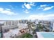 Panoramic city view from a high-rise building showcasing various buildings and the waterfront at 50 Central Ave # 17Phb, Sarasota, FL 34236