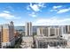 Expansive city and ocean view from a high-rise, highlighting nearby buildings and the beautiful skyline at 50 Central Ave # 17Phb, Sarasota, FL 34236