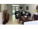 Open living space with comfortable seating and a view to the backyard at 3604 54Th W Dr # 103, Bradenton, FL 34210