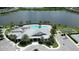 Aerial view showing clubhouse, pool, and other community features at 17006 Blue Ridge Pl, Lakewood Ranch, FL 34211