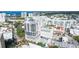 Aerial showcasing high-rise building with pool and city views at 50 Central Ave # 17Phb, Sarasota, FL 34236