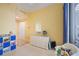 Charming bedroom with dresser and access to balcony at 50 Central Ave # 17Phb, Sarasota, FL 34236