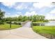 Scenic boardwalk bridge leading to a peaceful island at 12444 Destin Loop, Venice, FL 34293