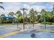 splash pad with palm-shaped water features at 12444 Destin Loop, Venice, FL 34293