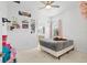 Cheerful bedroom featuring a bed, and plenty of space for storage at 12444 Destin Loop, Venice, FL 34293