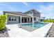 Inviting pool with a large patio and a spacious backyard at 12444 Destin Loop, Venice, FL 34293