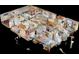 3D Model showcasing a 3 bedroom, 2 bathroom floorplan at 461 Clover Rd, Venice, FL 34293