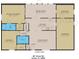 3-bedroom, 2-bathroom floor plan of the house at 461 Clover Rd, Venice, FL 34293 at 461 Clover Rd, Venice, FL 34293