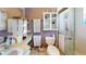 Bathroom with shower, toilet, and updated vanity at 461 Clover Rd, Venice, FL 34293