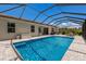 Refreshing screened-in pool with patio at 7291 Great Egret Blvd, Sarasota, FL 34241